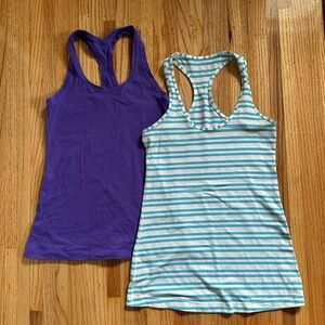 Lululemon Lot of 2 cool racer backs